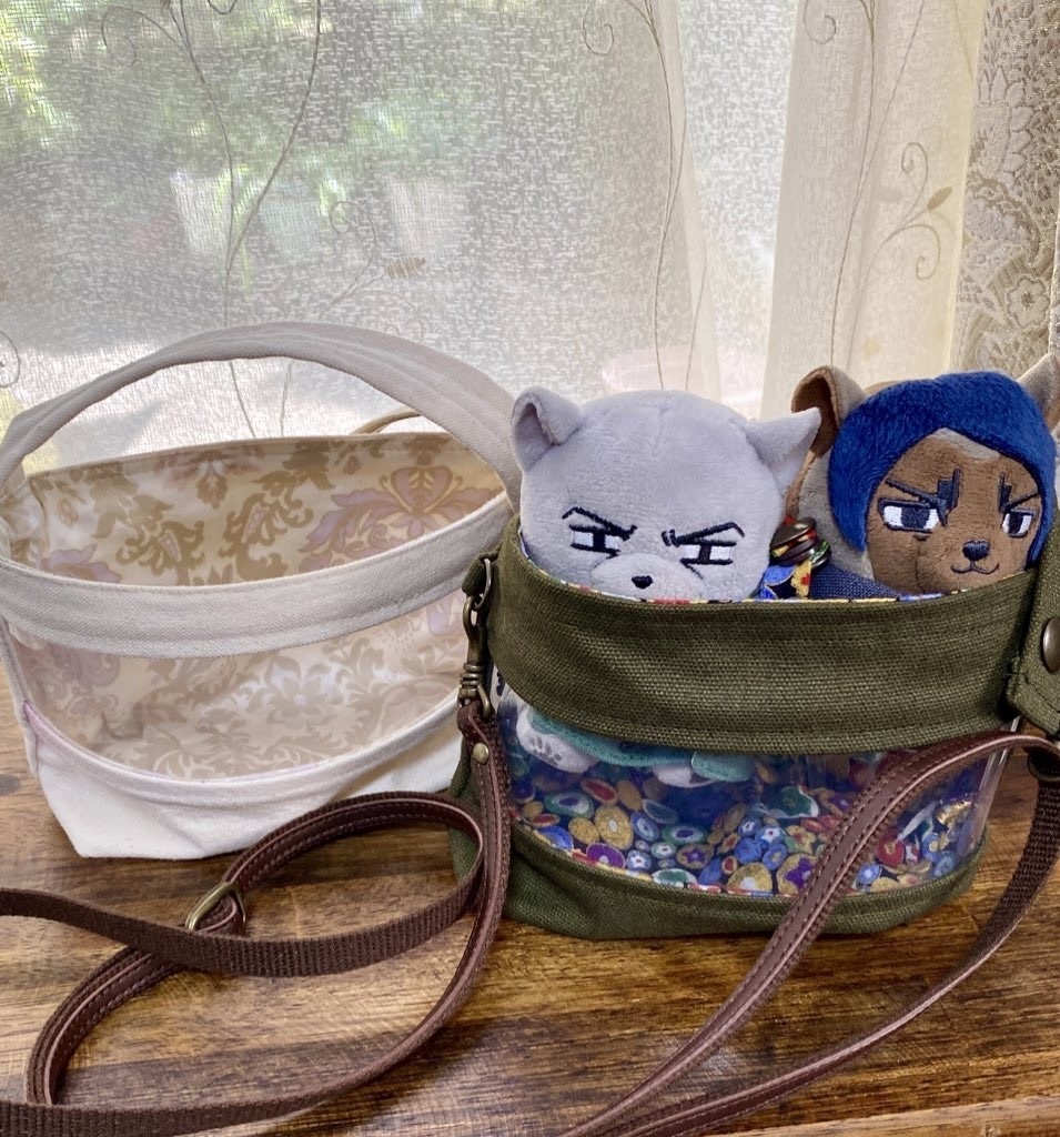 クリア窓付き、ぬいとおでかけバッグ