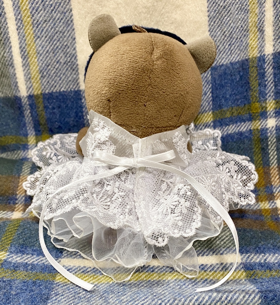 ぬい用タキシード&ウェディングドレス ベール付き