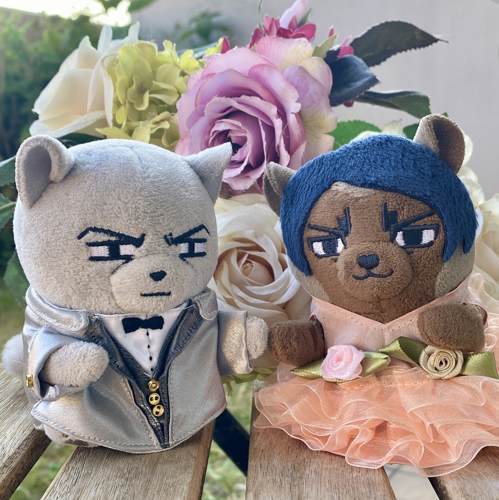 ぬい用カラードレス、ワンピース