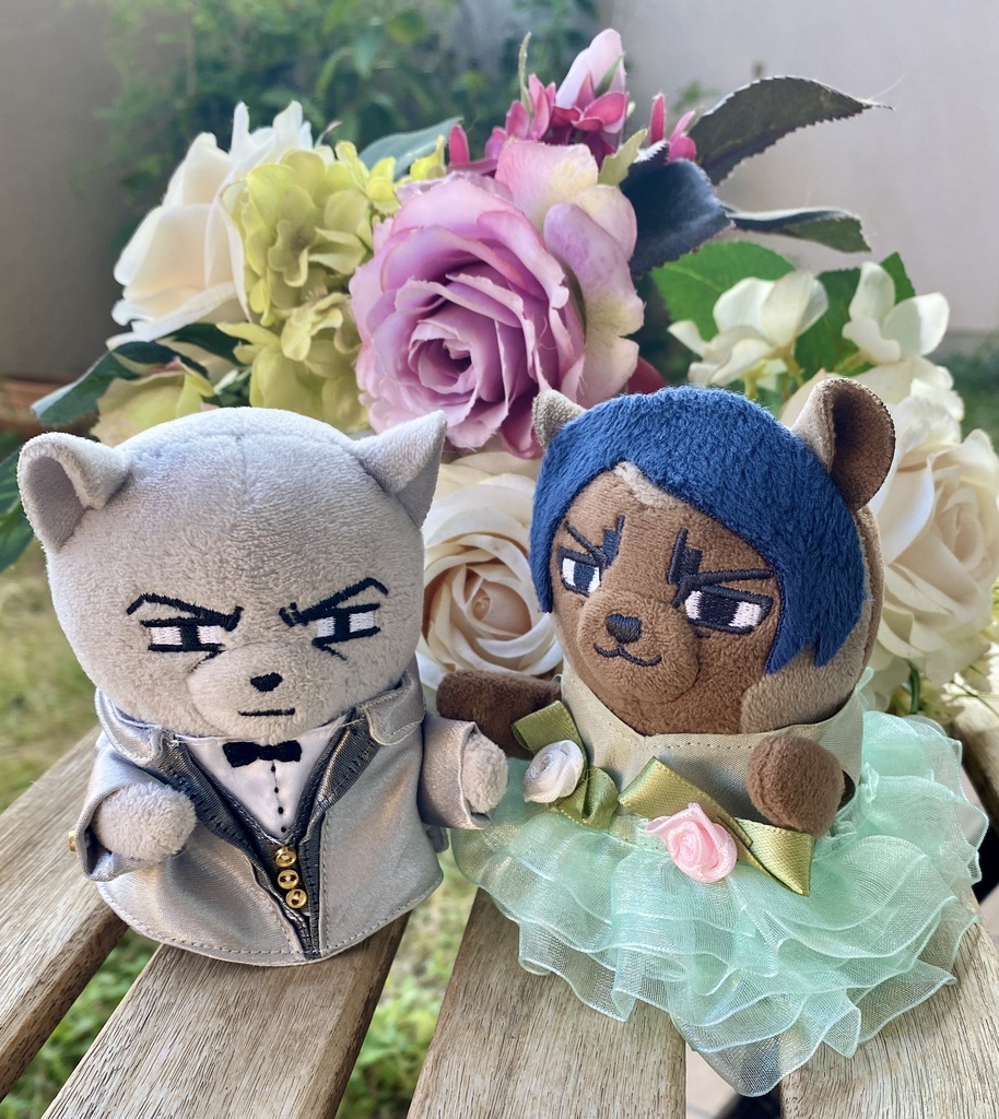 ぬい用カラードレス、ワンピース