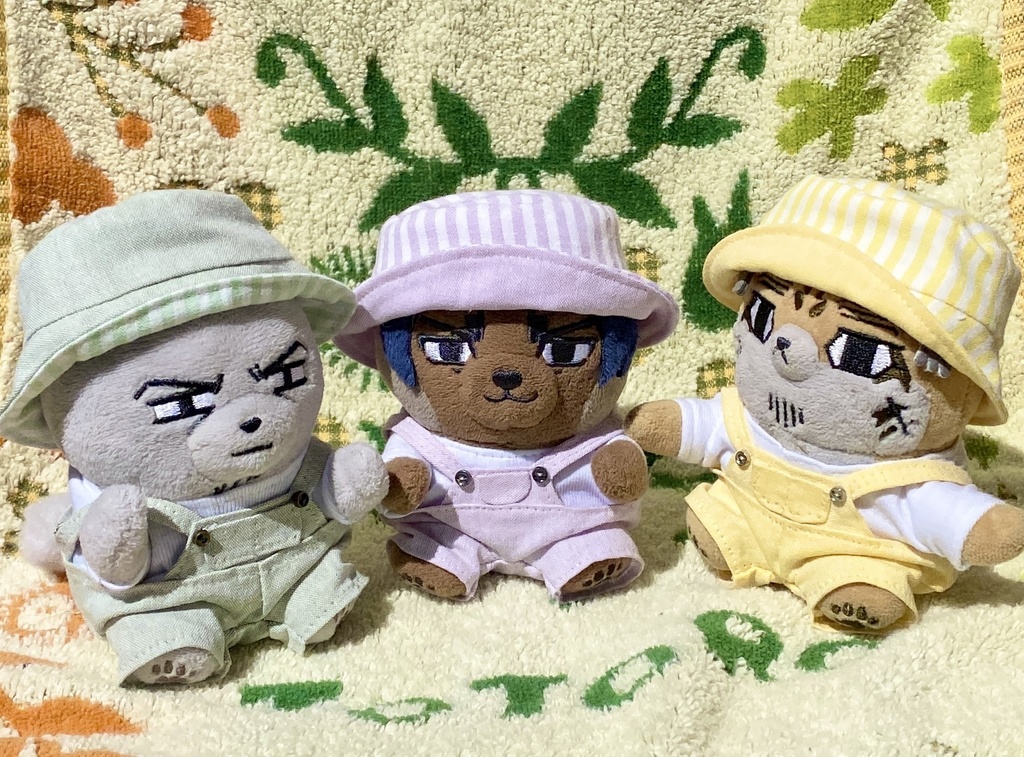 ぬい用サロペット3点セット