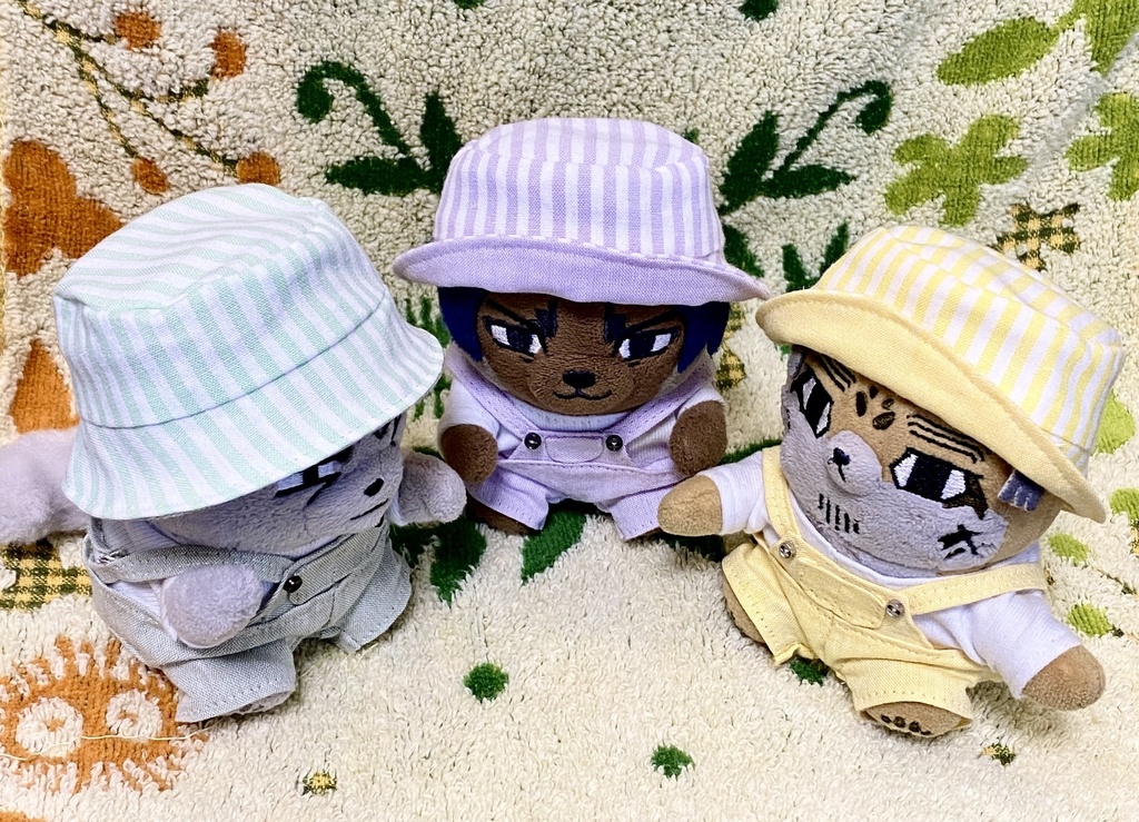 ぬい用サロペット3点セット