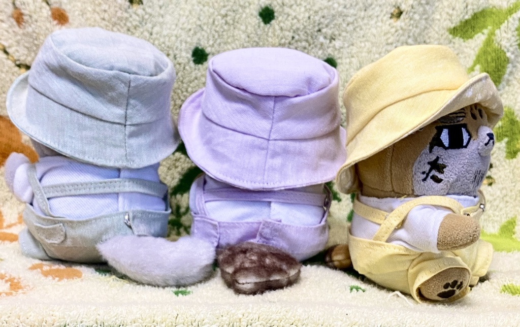 ぬい用サロペット3点セット