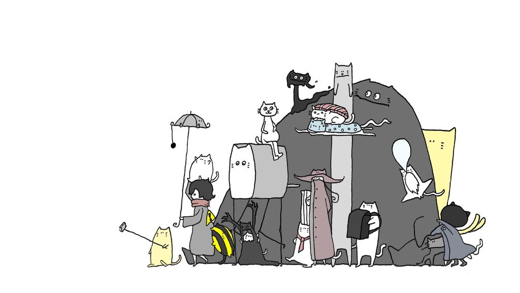 ぬこぬこサコッシュ