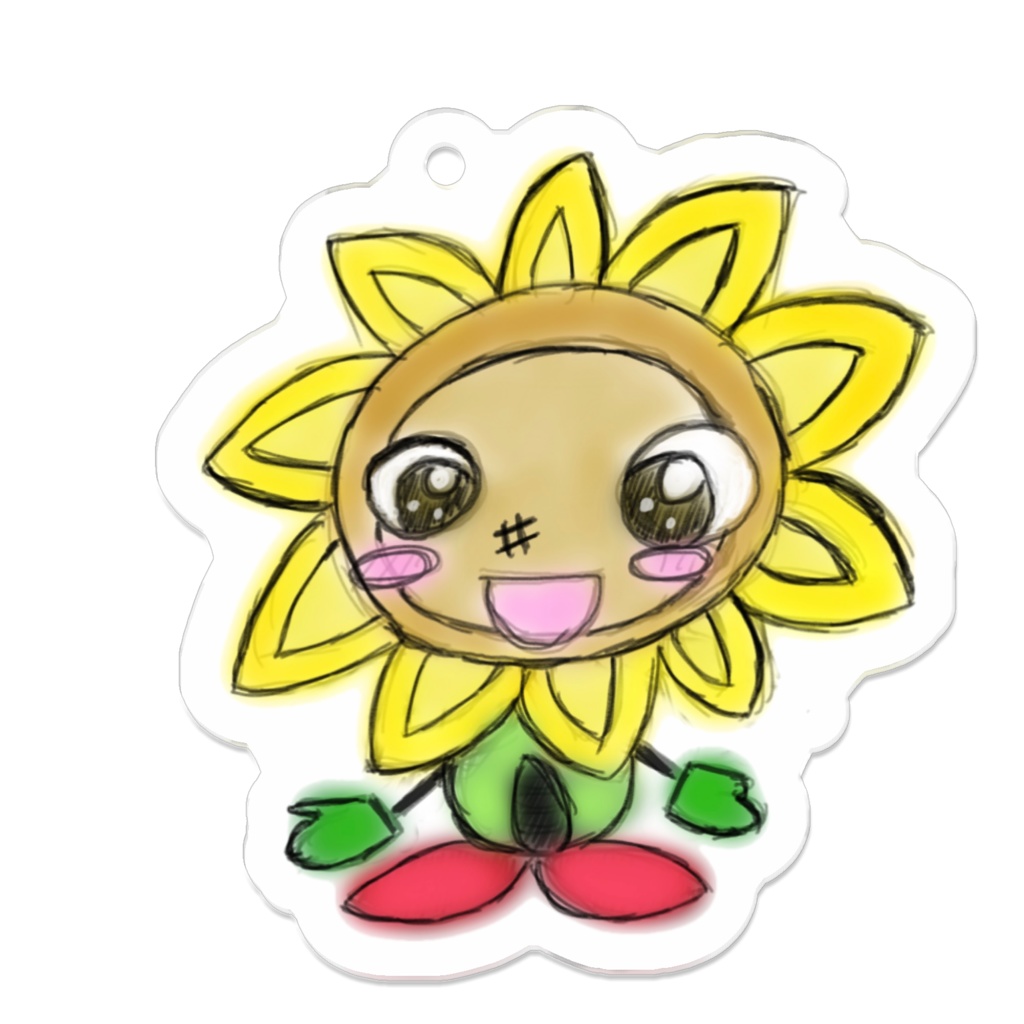 ひまわりちゃん　キーホルダー