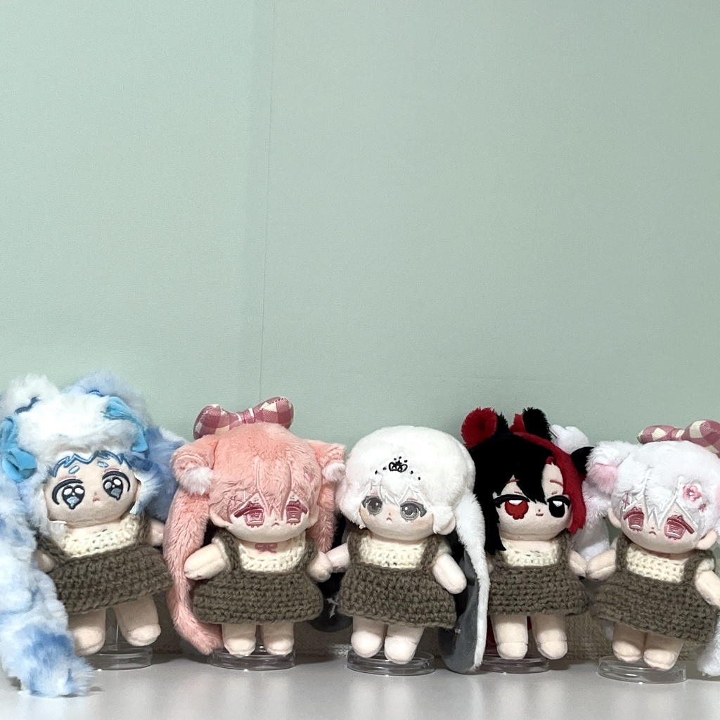 10cm ぬい服 トップス&スカート セット