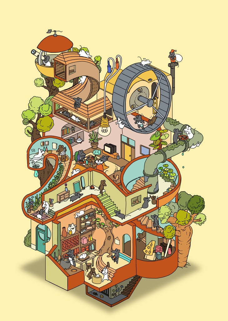 しっぽのないネズミが一匹のケース🐁