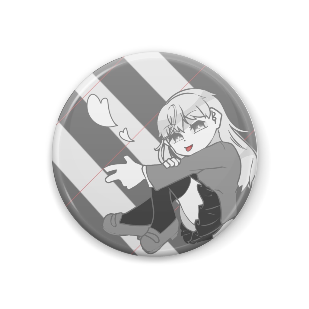 白銀夢姫 缶バッジ