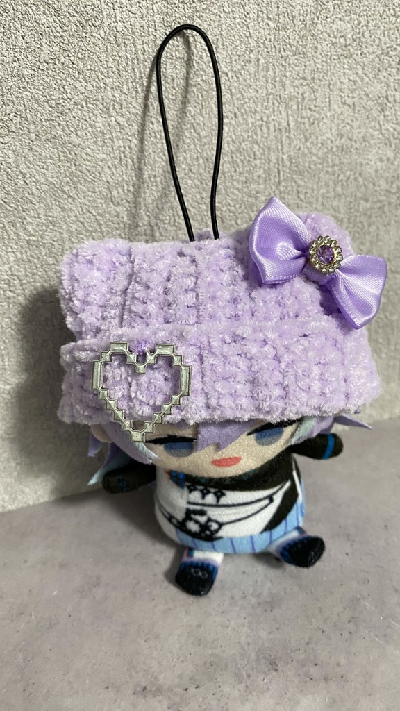 ネコ耳風ニット帽(にじぱぺサイズ)