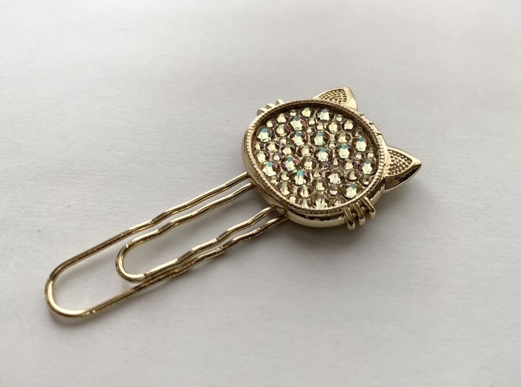 猫のペーパークリップ