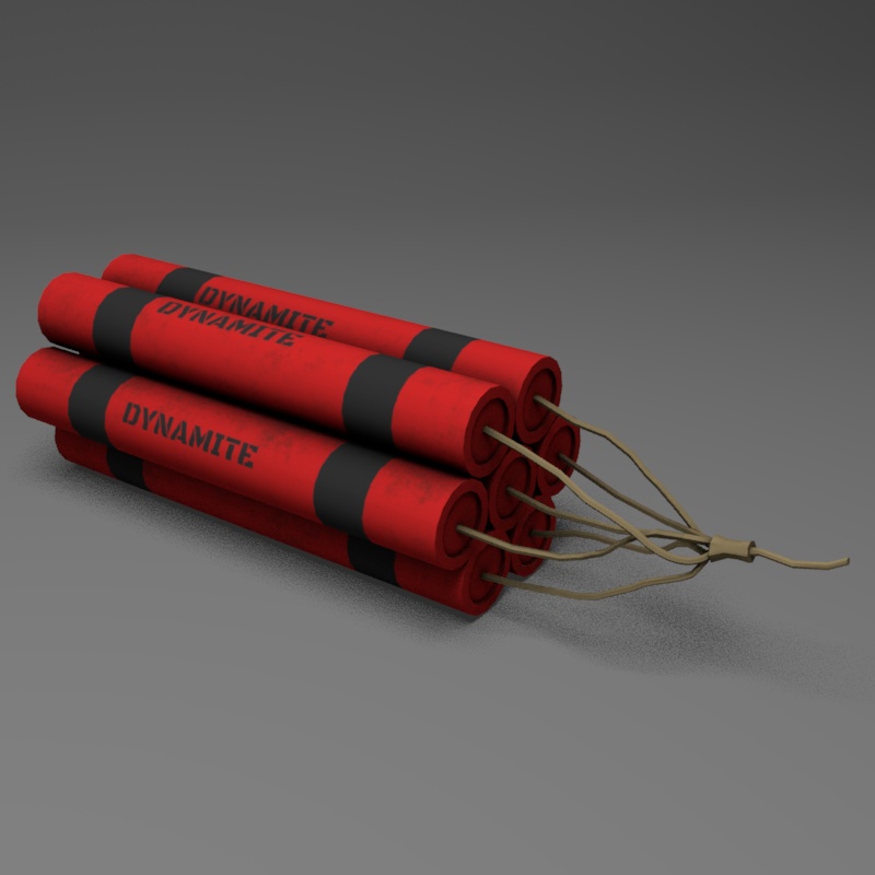 【3Dモデル】ダイナマイト