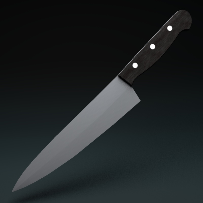 【3Dモデル】包丁