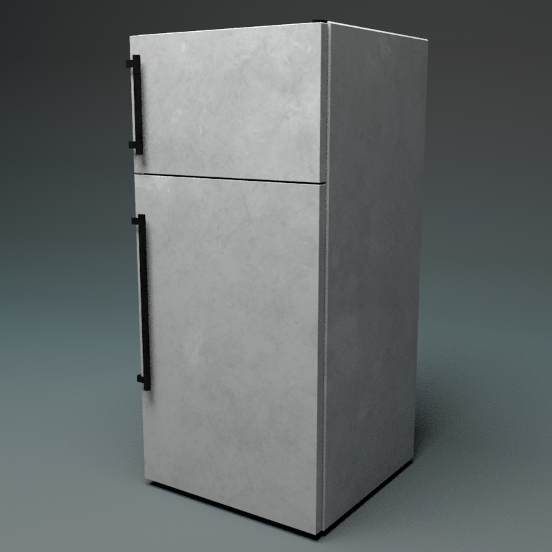 【3Dモデル】冷蔵庫