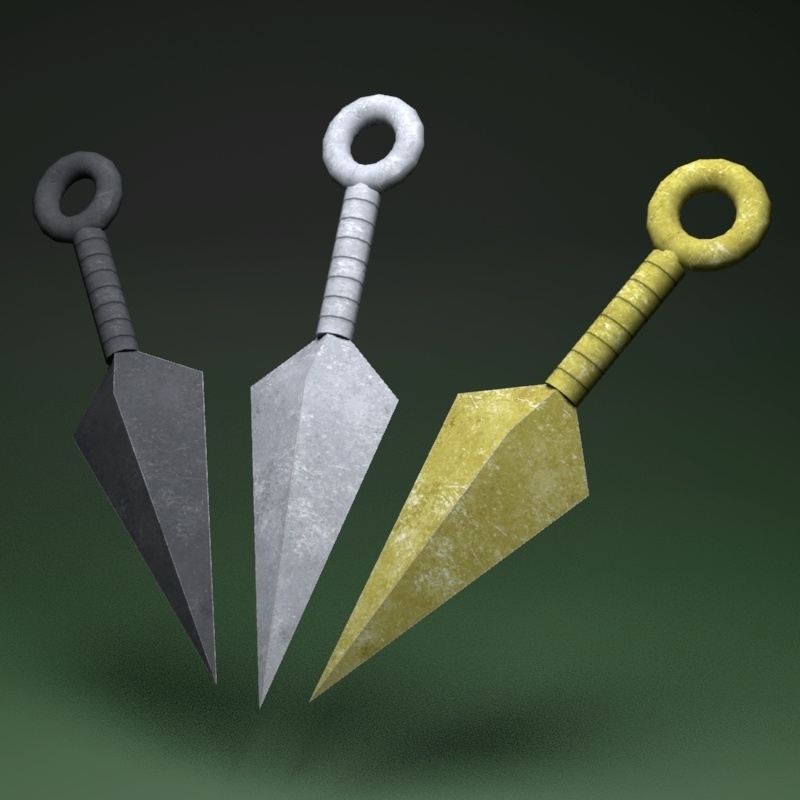 【3Dモデル】クナイ