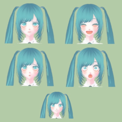 無料Miku Vroidモデル (FREE Miku Vroid model)