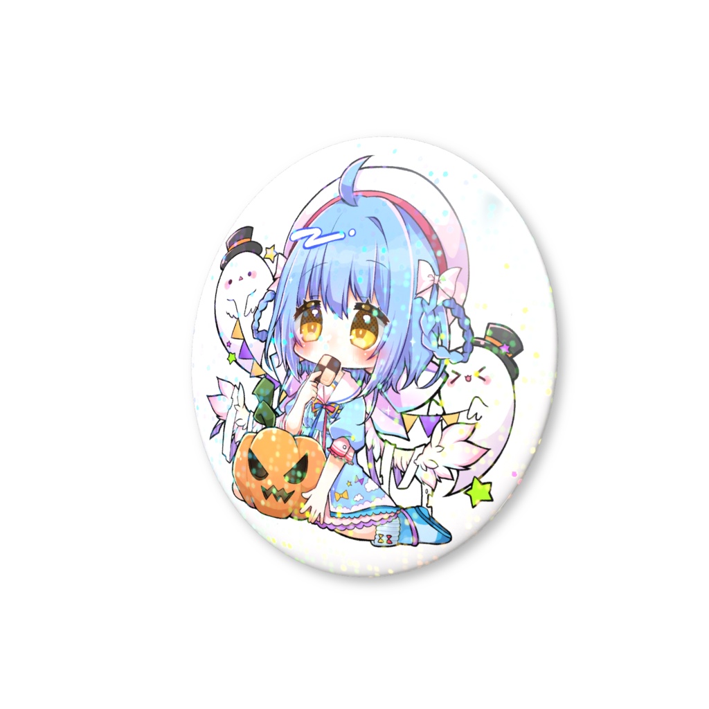 🎃Halloween🎃缶バッジ【ホログラム】天翼あいる