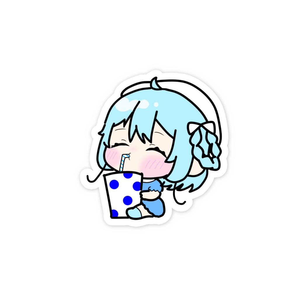 すいぶんほきゅースマホステッカー【天翼あいる】