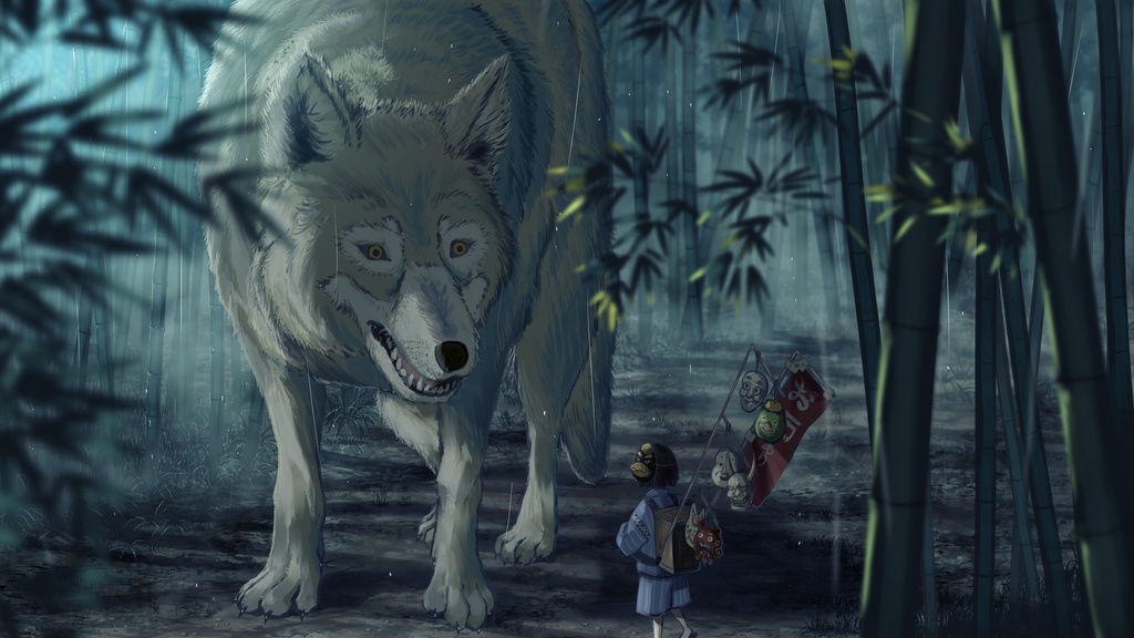 「お面いる？」「（・・・小さすぎん？）」