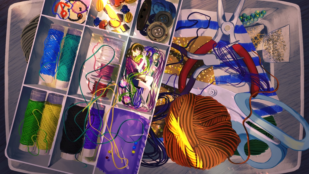 小さな世界で生きている