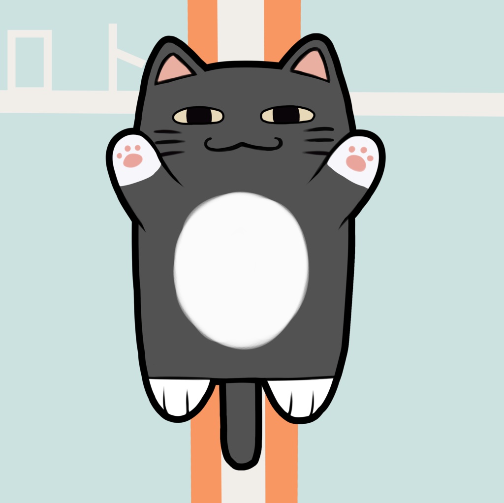 【非公式】ロトのアクリルキーホルダー(叶くんの抱えている猫のぬいぐるみ)