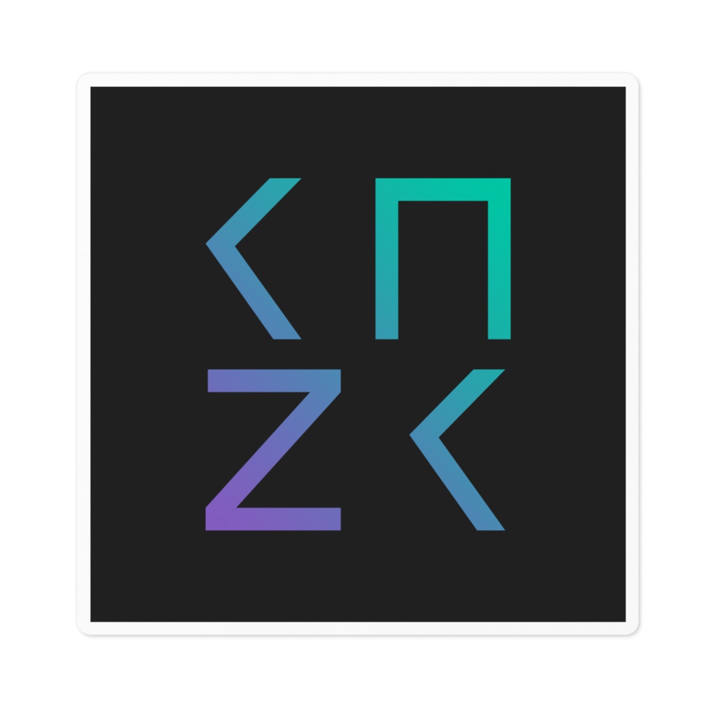 KNZK.me ミニステッカー