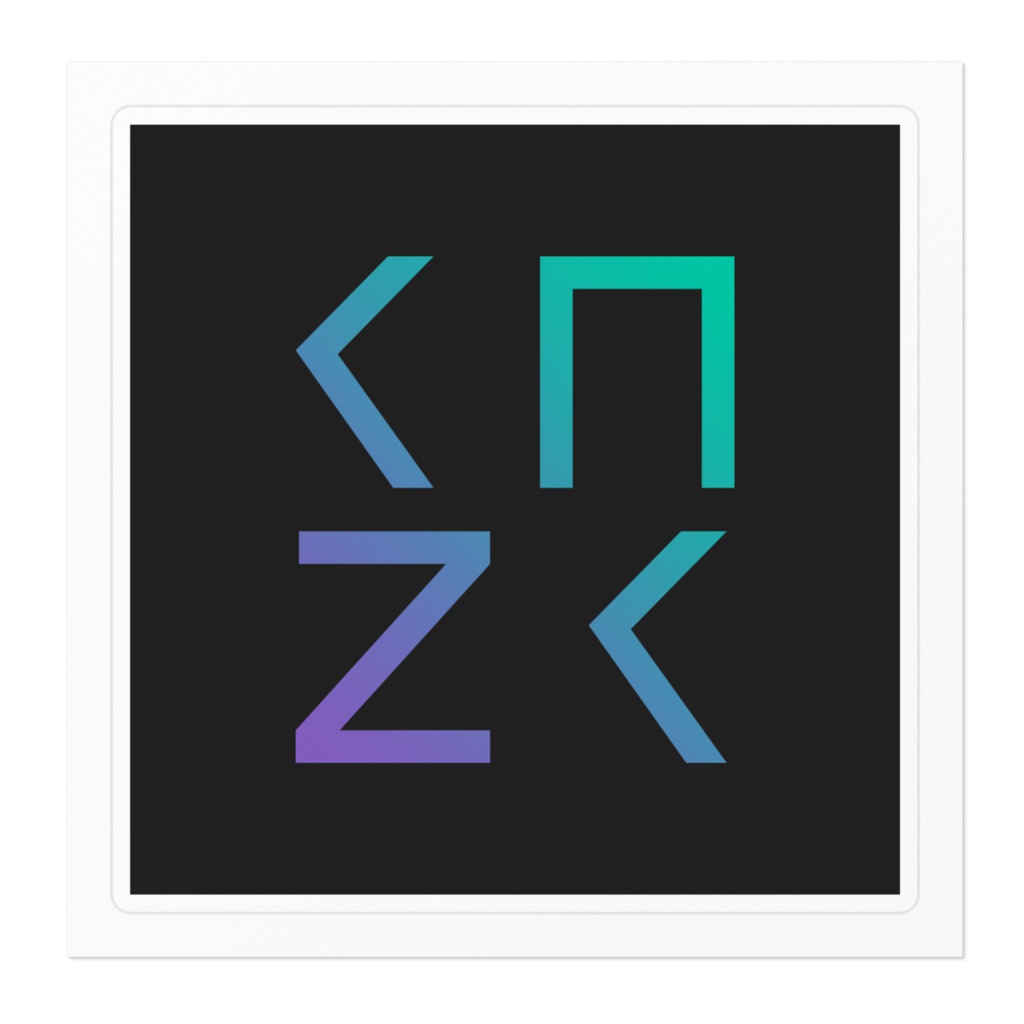 KNZK.me ミニステッカー