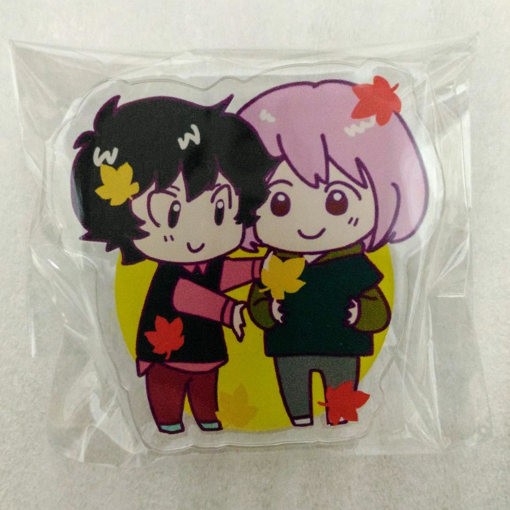 雷光さんと俄雨バッジ(秋)