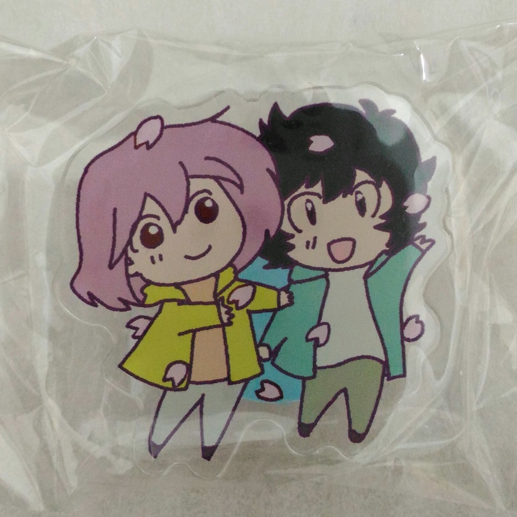 雷光さんと俄雨バッジ(春)