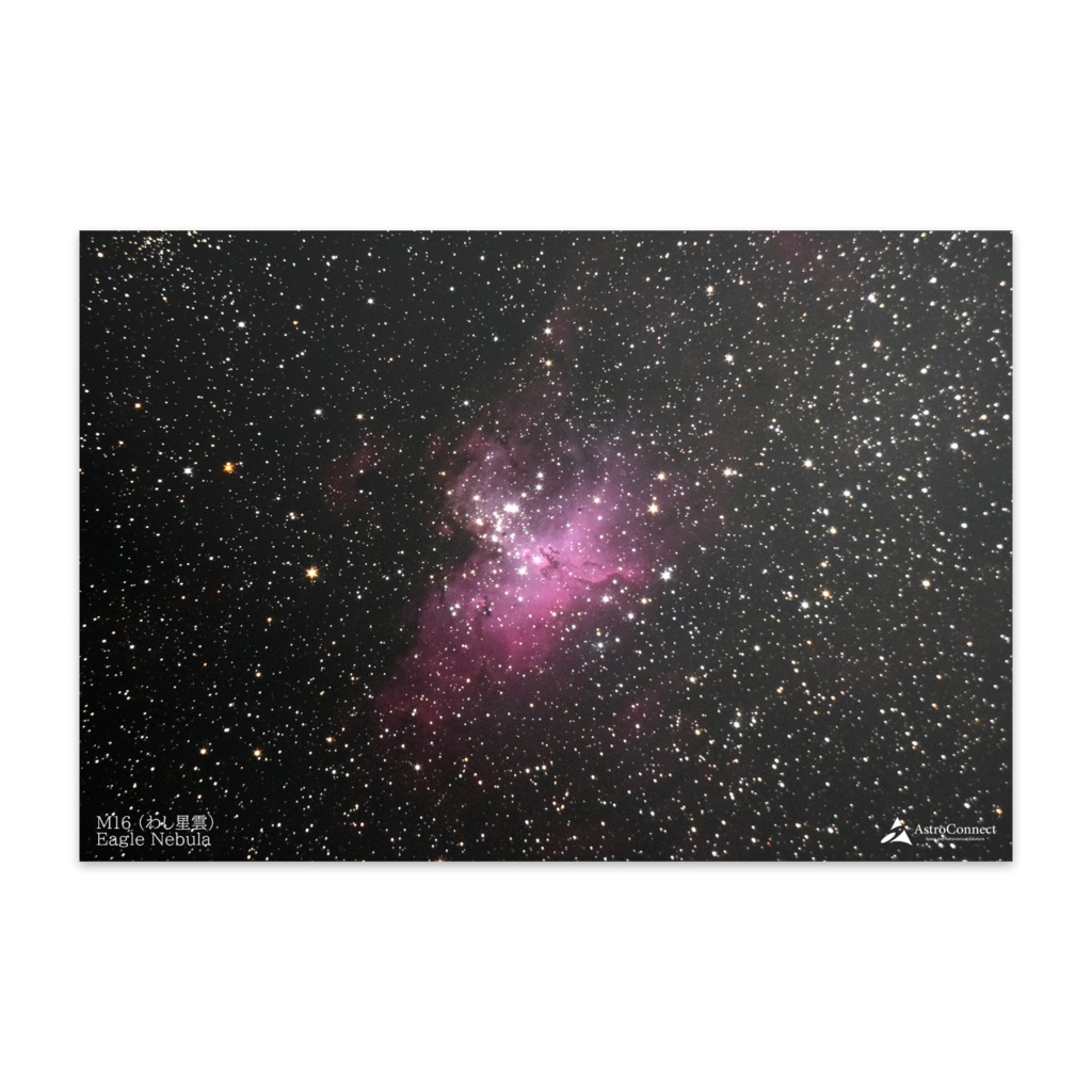 天体写真ポストカード【メシエ天体・M16(わし星雲)】 (10枚入)