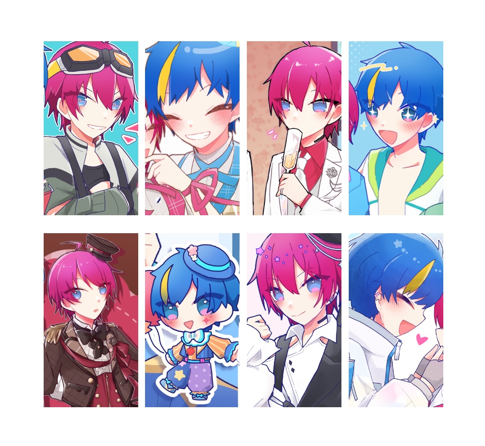 コバロジイラスト本『カラフル・シンメトリー』