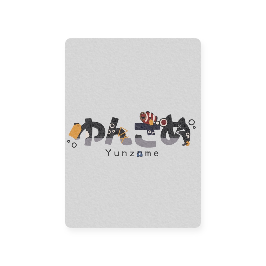 ゆんざめ(萌絵柄)【カードコレクション-クリスタル(ラメ入り)】