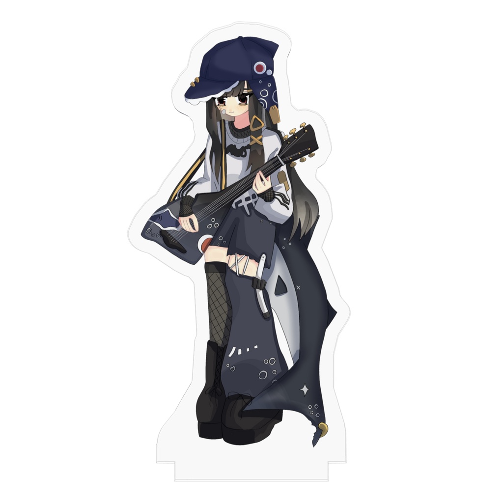 ゆんざめ(萌絵柄)【アクリルスタンド-中サイズ】