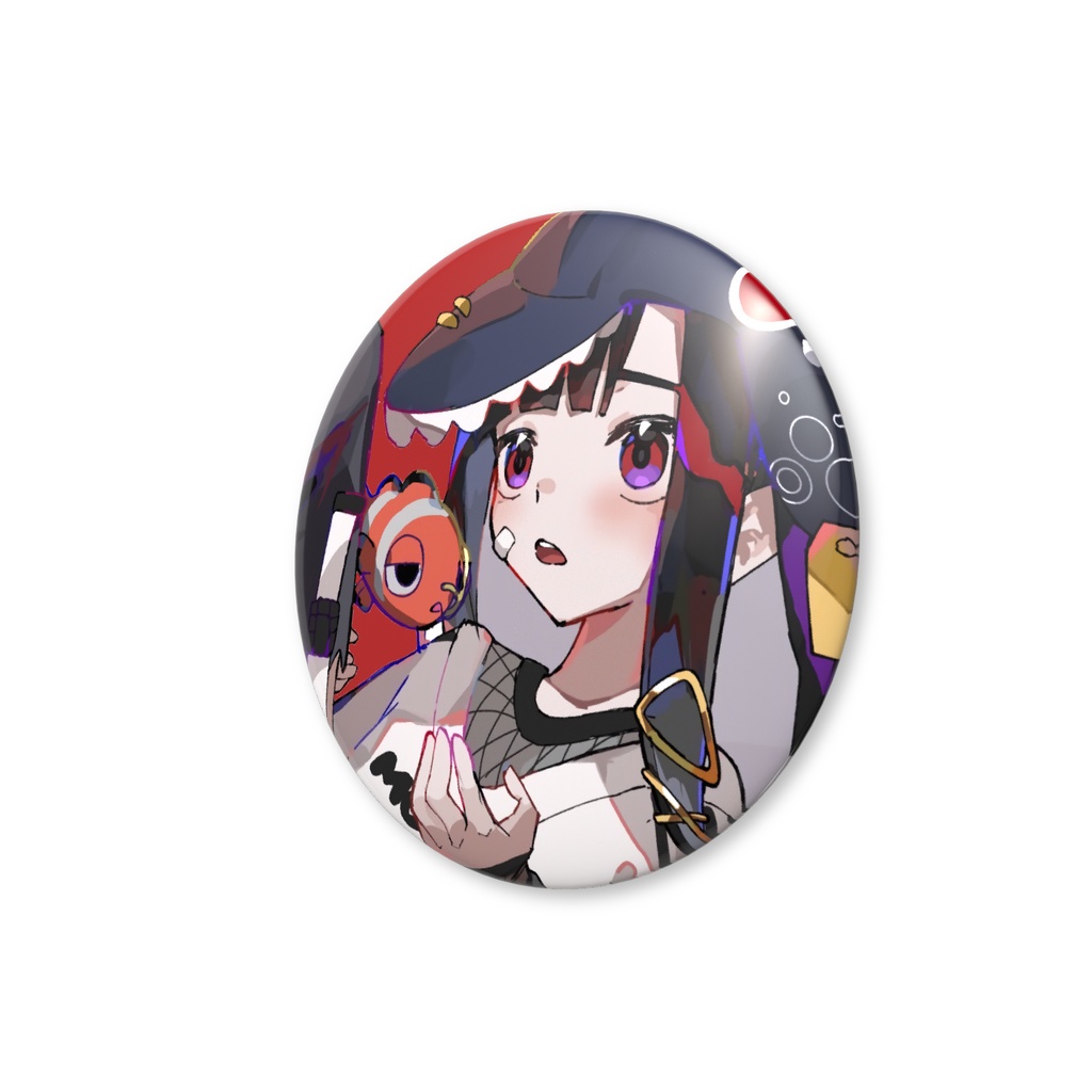 ゆんざめ【缶バッジ-32mm】