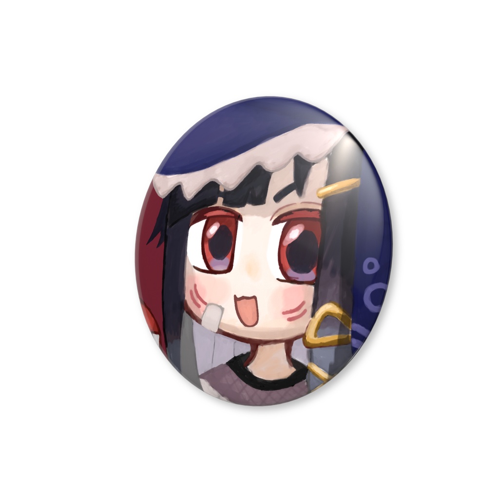 ゆんざめ【缶バッジ-32mm】