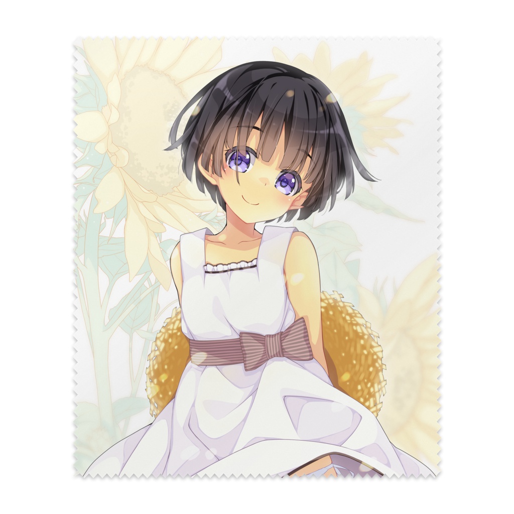 オリジナルメガネ拭き(向日葵)