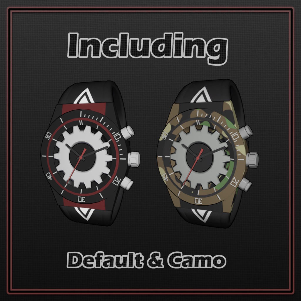 【 VRChat 】 Gear Watch 【 MA 】