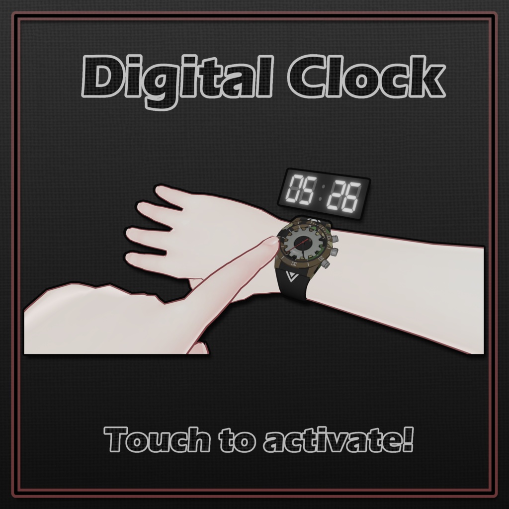 【 VRChat 】 Gear Watch 【 MA 】