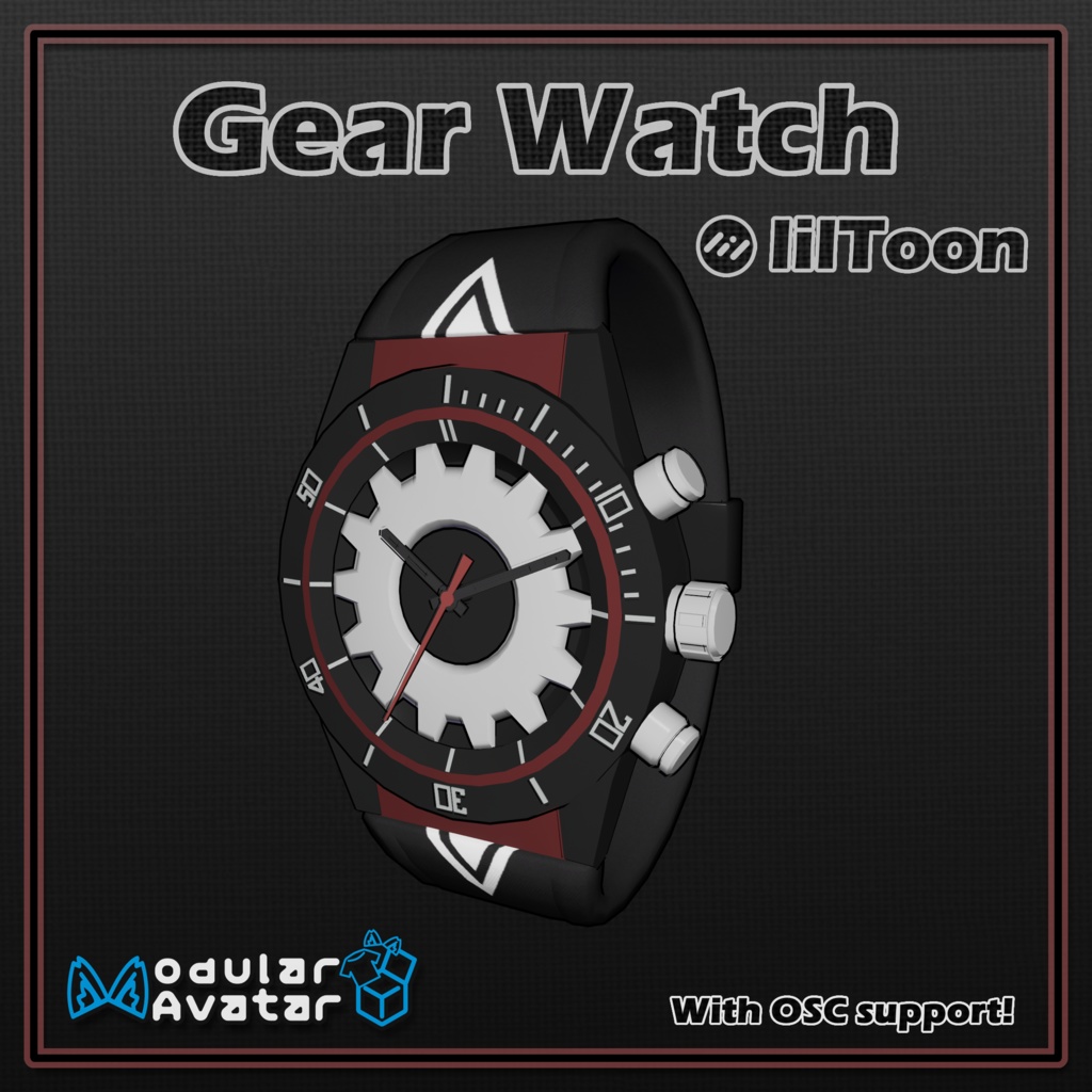 【 VRChat 】 Gear Watch 【 MA 】