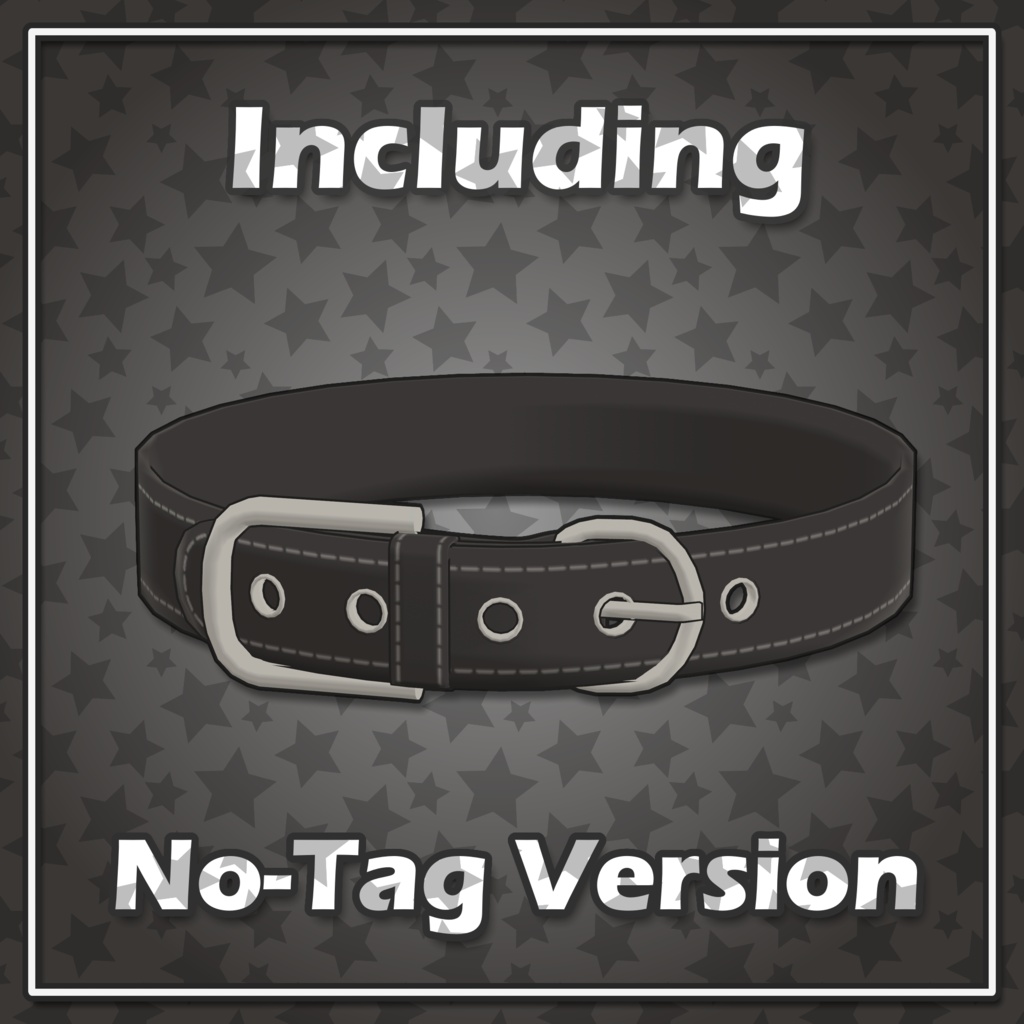 【 VRChat 】 Simple Collar 【 Universal 】