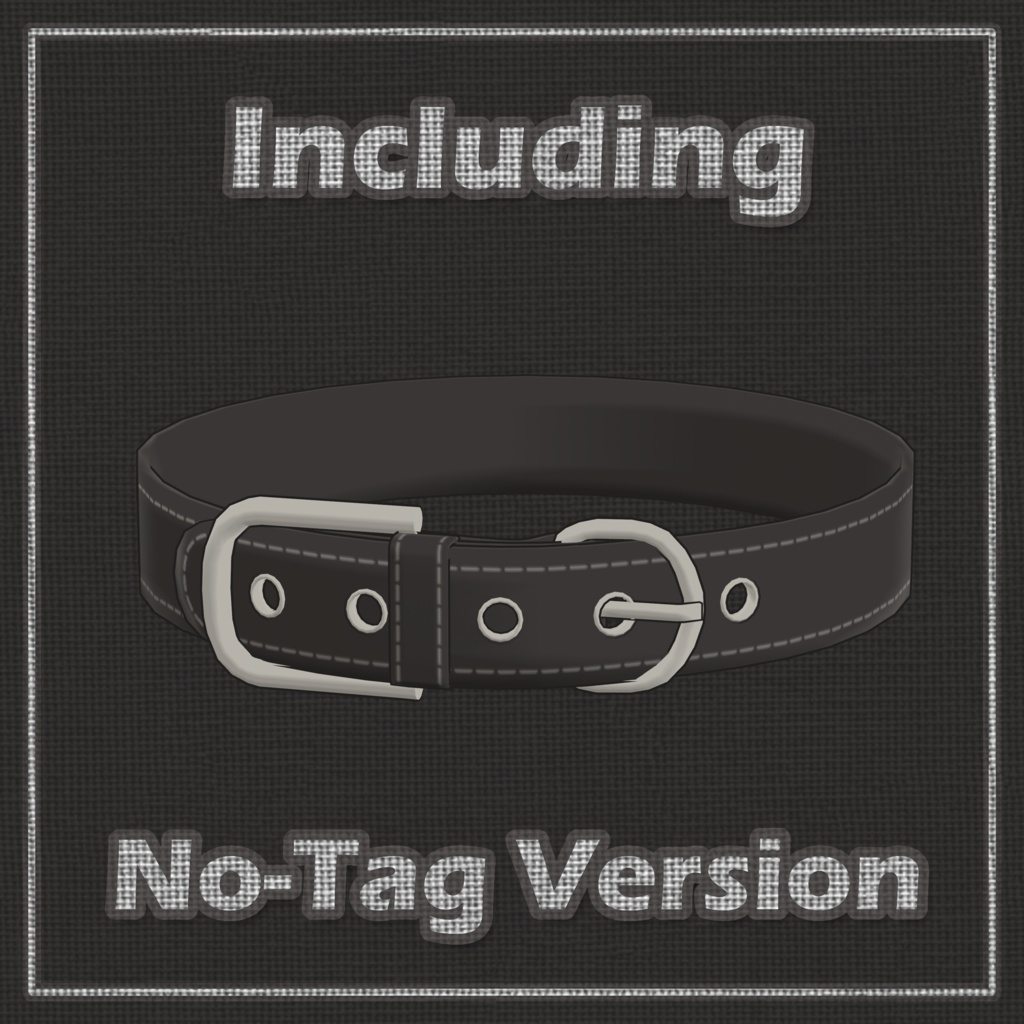 【 VRChat 】 Simple Collar 【 Universal 】
