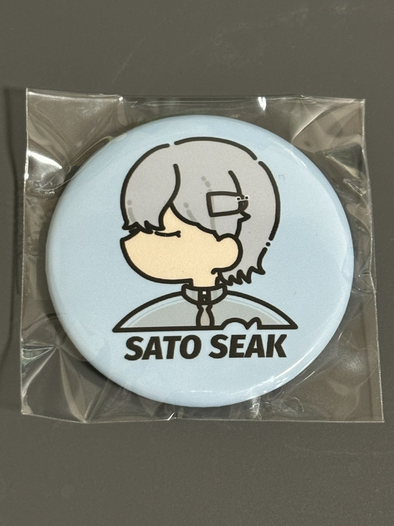 SEAKの缶バッジ(全3種)