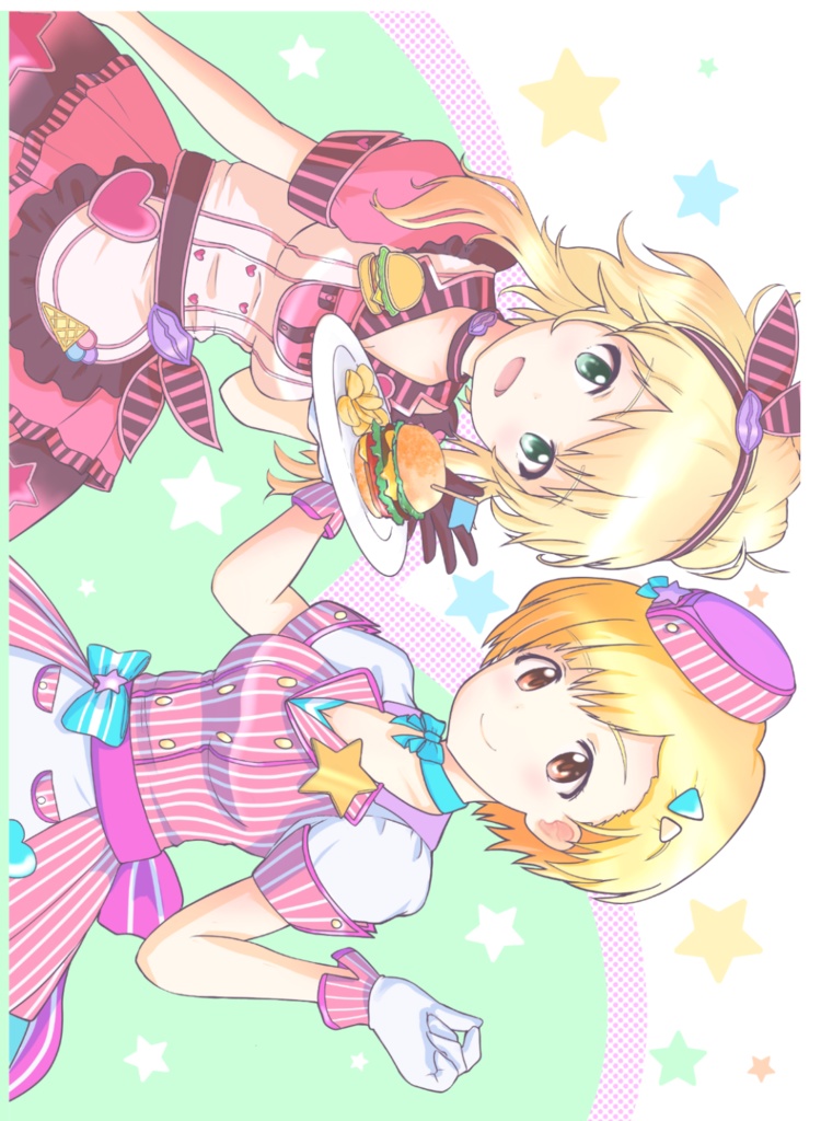 【A4】ミリシタ 美希＋のり子クリアファイル