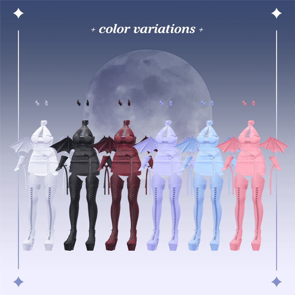 ▶7アバター対応◀ Devil_Dress