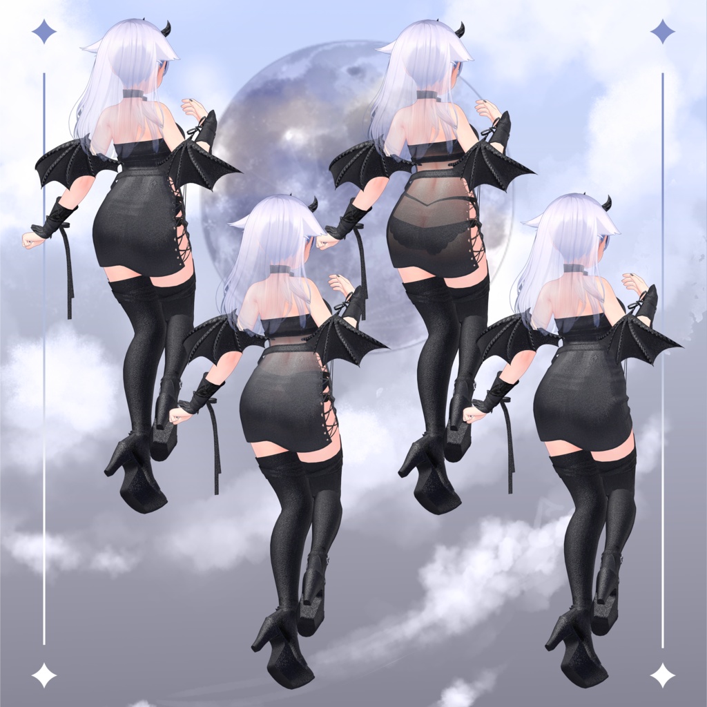 ▶7アバター対応◀ Devil_Dress