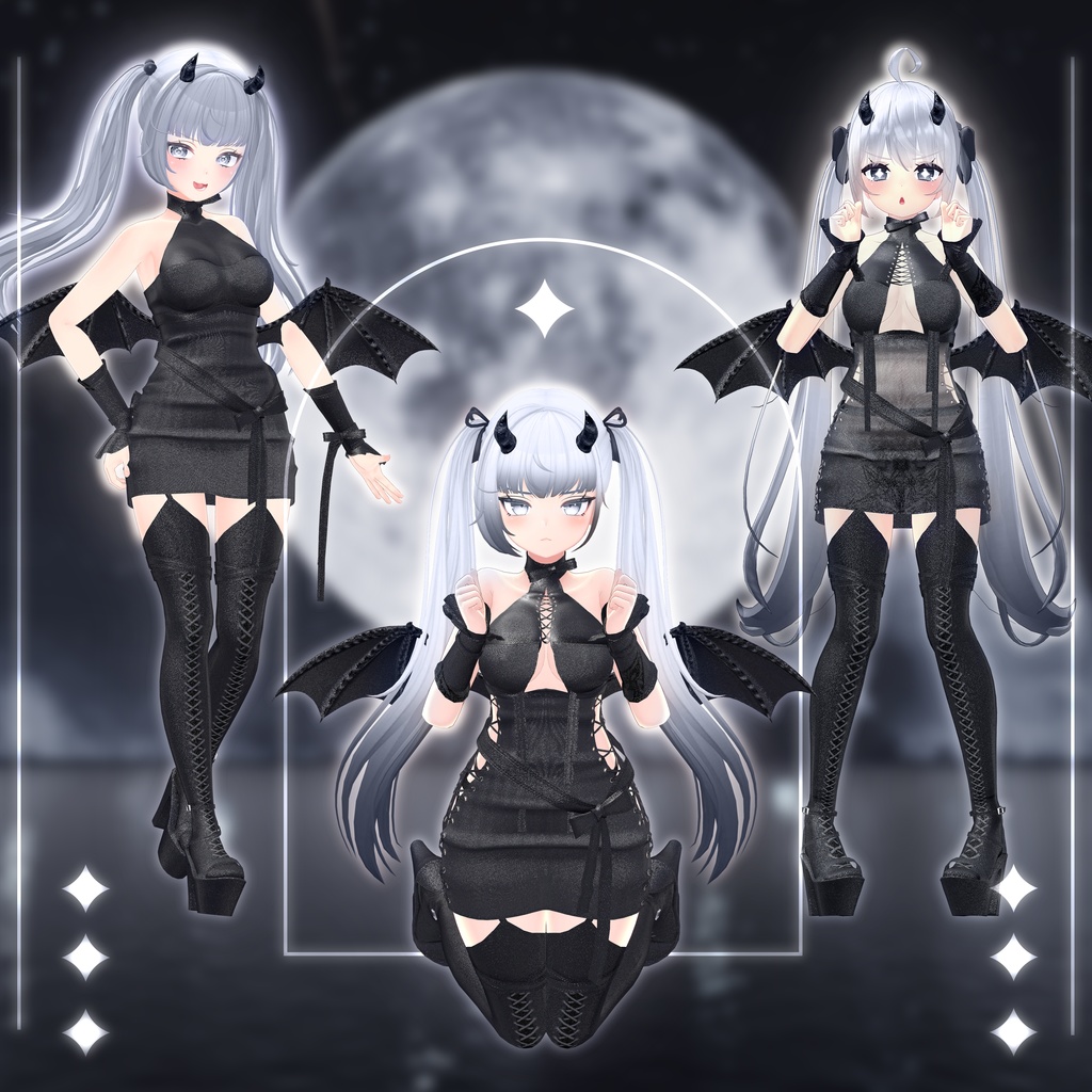 ▶7アバター対応◀ Devil_Dress