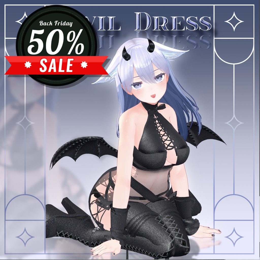 ▶7アバター対応◀ Devil_Dress