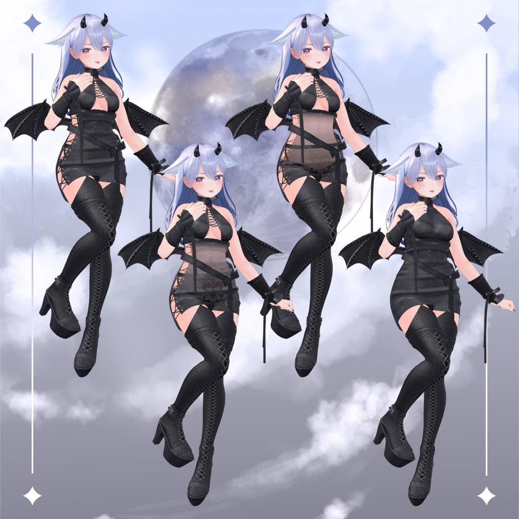 ▶7アバター対応◀ Devil_Dress