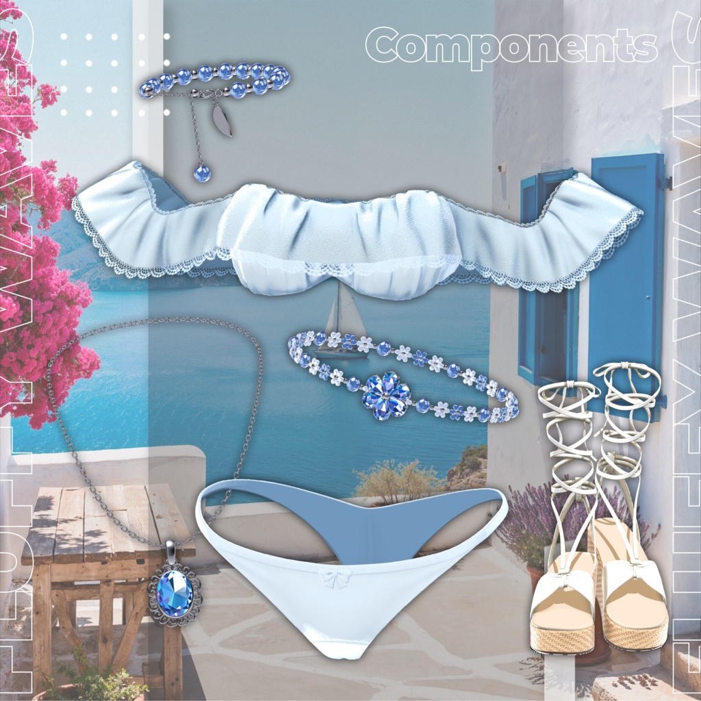 【13アバター対応】FluffyWaves🎀