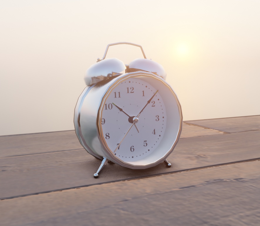 【3Dモデル】目覚まし時計