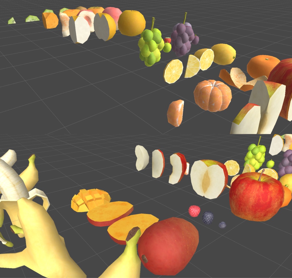 【3Dモデル】フルーツ13種セット 計50点